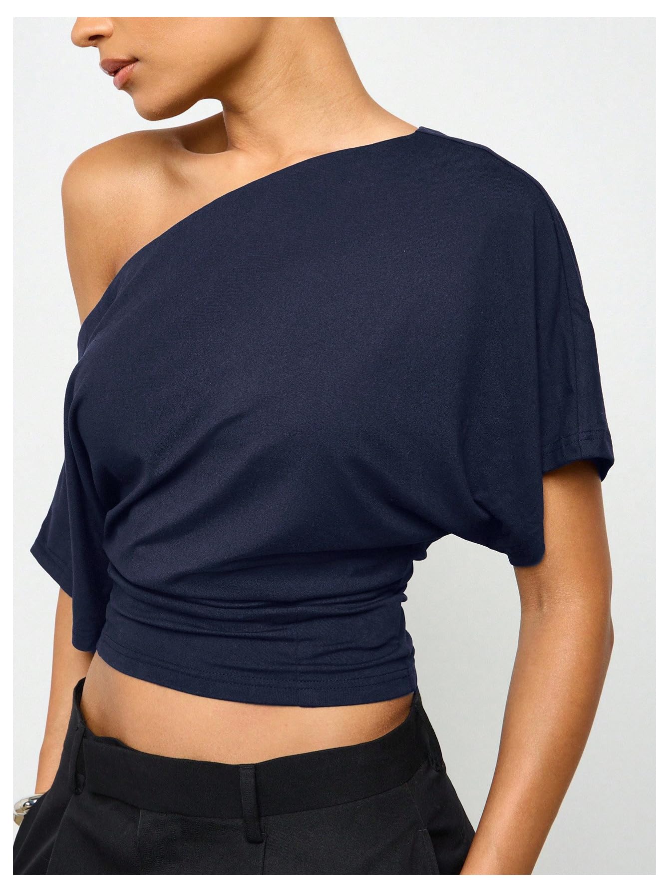 Women's Off The Shoulder Crop Top