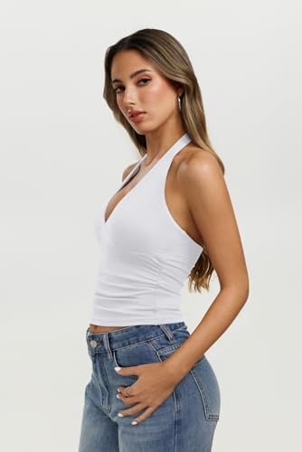 Womens Halter Tank Tops Sexy Backless tops