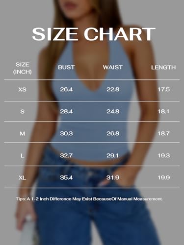 Womens Halter Tank Tops Sexy Backless tops