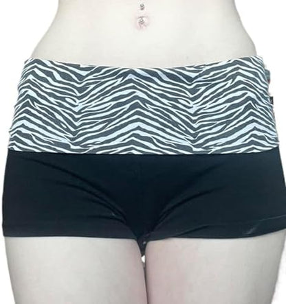 Women's Mini Fold Over Shorts