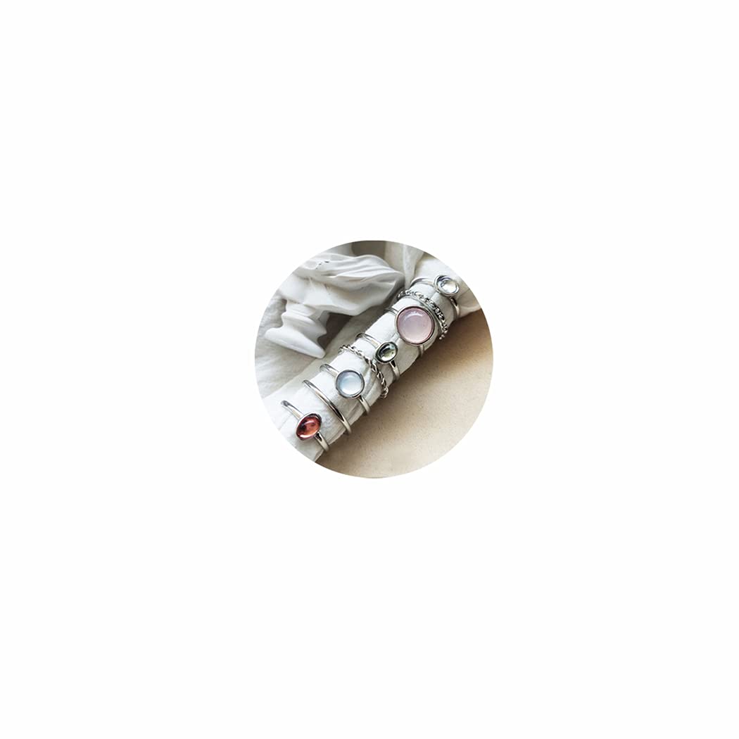 7-19pcs Silver Vintage Rings Set