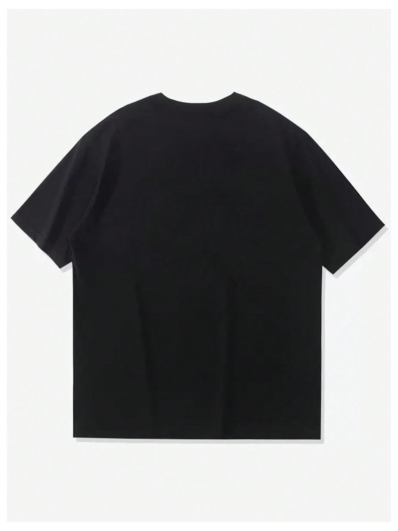 SOLY HUX Men's Letter Print Graphic T Shirt Short Sleeve Round Neck Summer Tee Tops