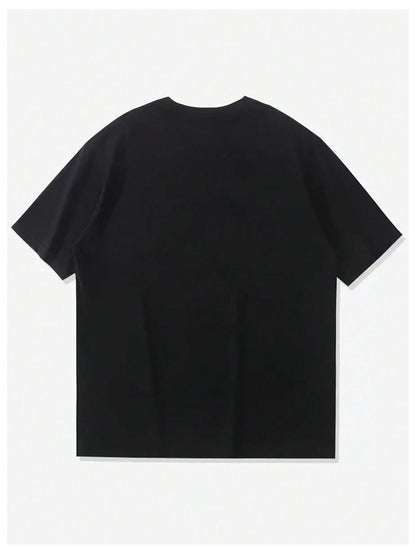 SOLY HUX Men's Letter Print Graphic T Shirt Short Sleeve Round Neck Summer Tee Tops