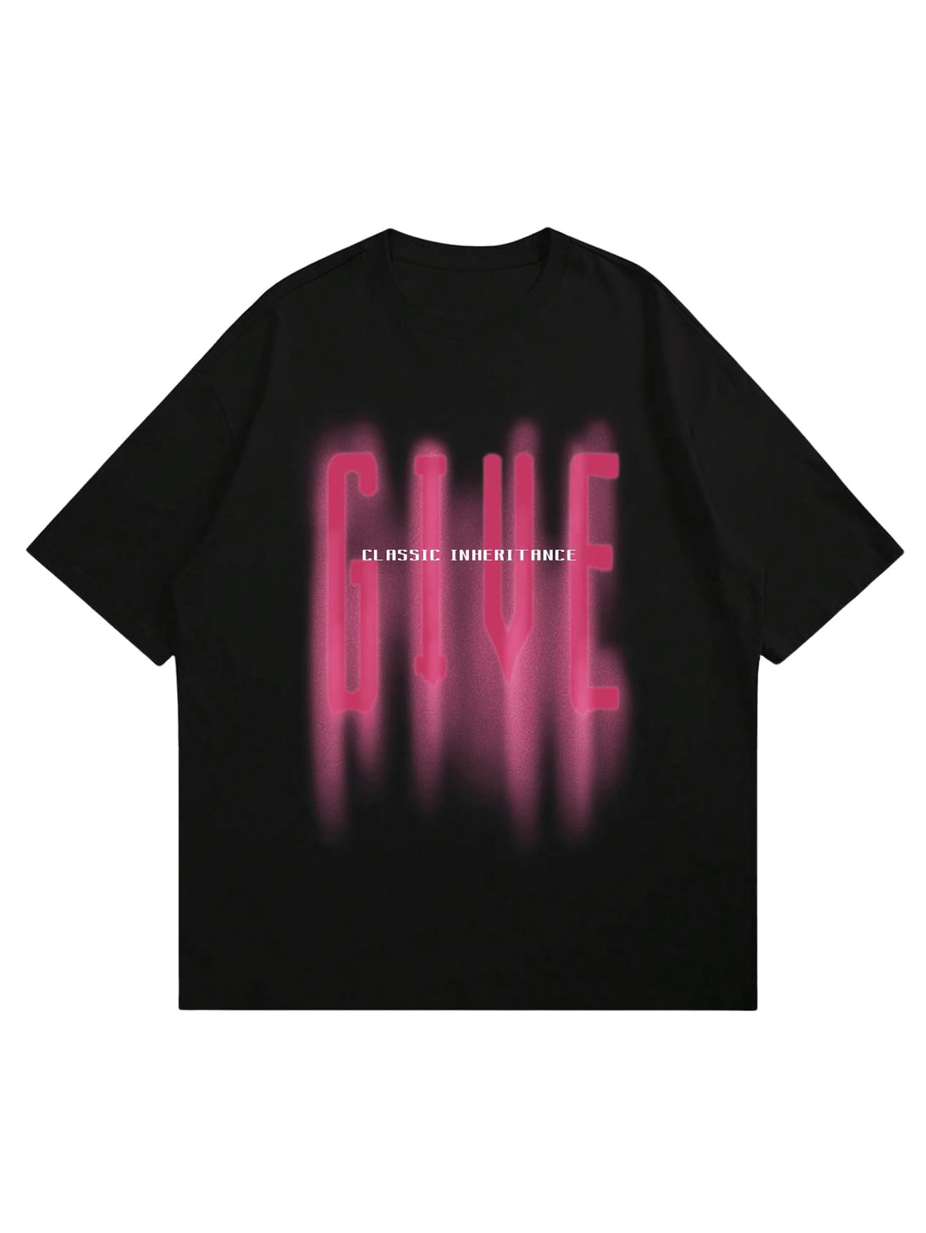 SOLY HUX Men's Letter Print Graphic T Shirt Short Sleeve Round Neck Summer Tee Tops