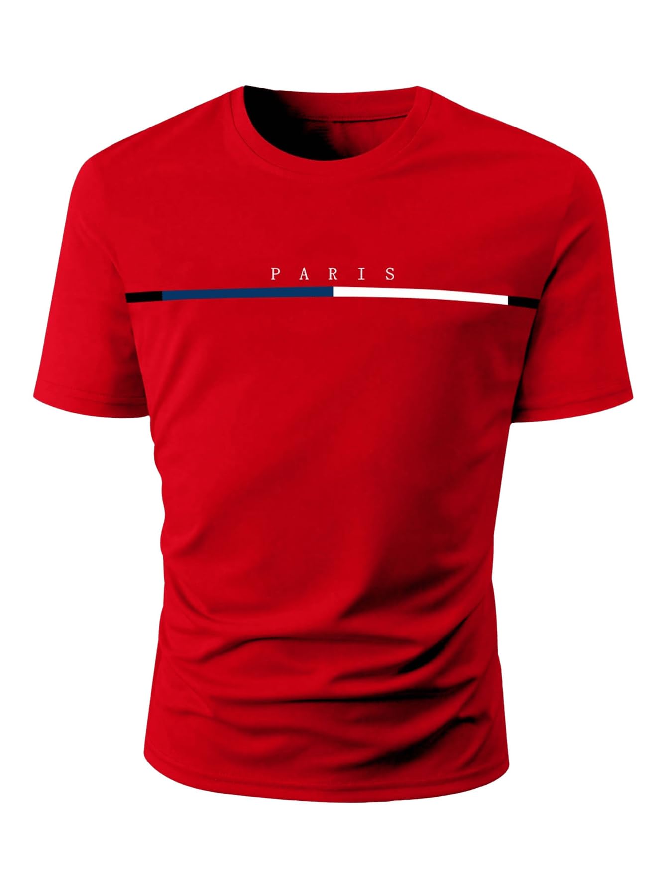 SOLY HUX Men's Letter Print Graphic T Shirt Short Sleeve Round Neck Summer Tee Tops