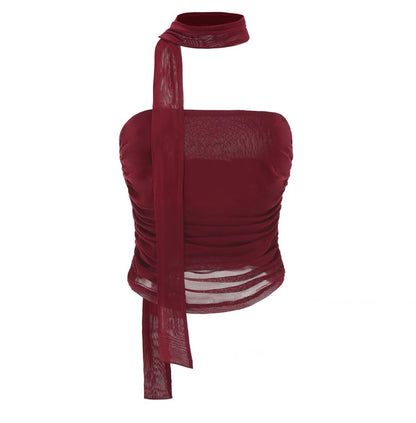 Women's Leopard Print Tube Top Cheetah Print