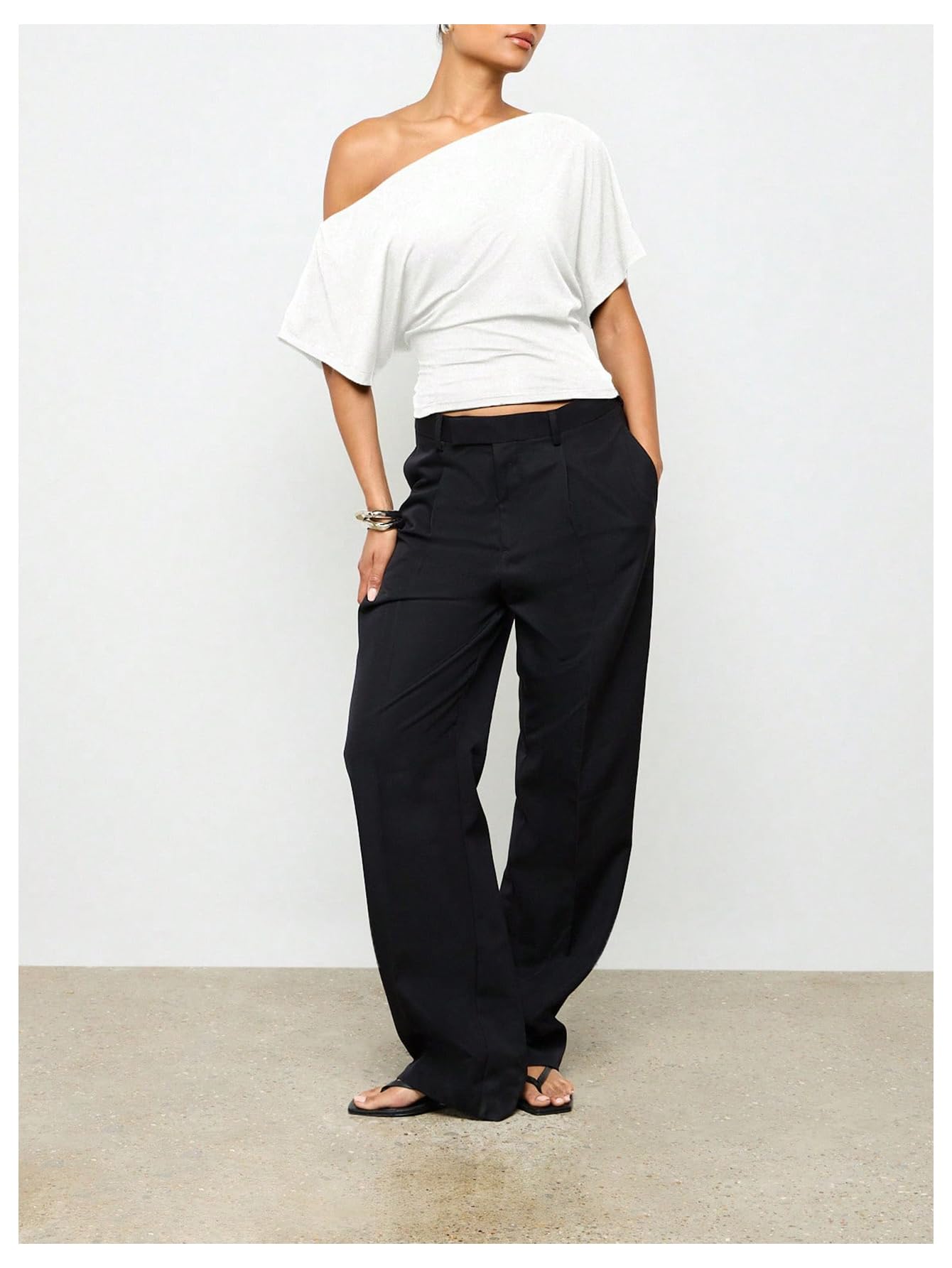 Women's Off The Shoulder Crop Top