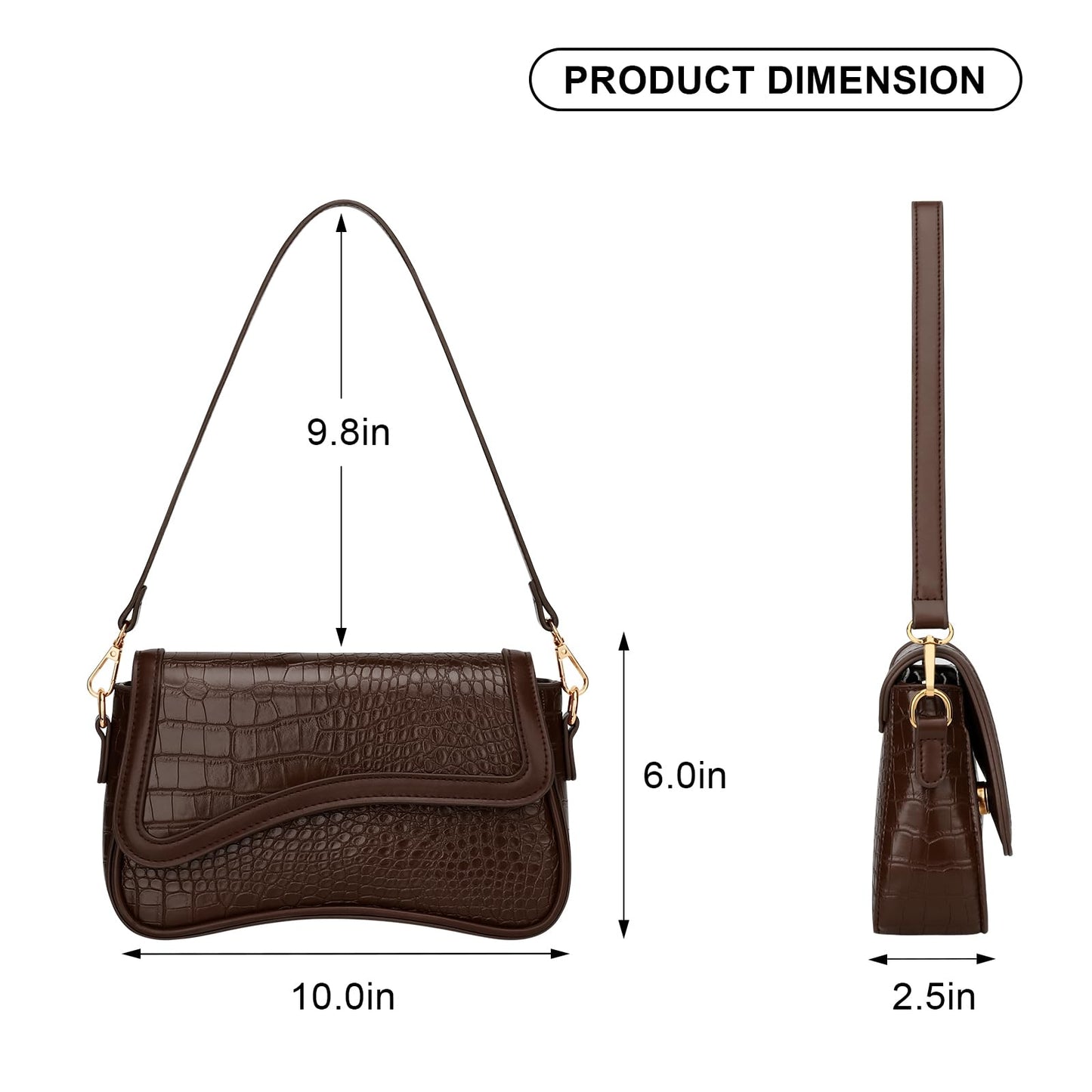 Shoulder Bag for Women Small Clutch Purses