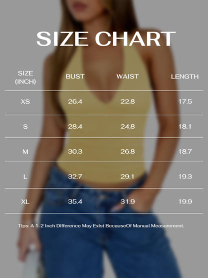 Womens Halter Tank Tops Sexy Backless tops