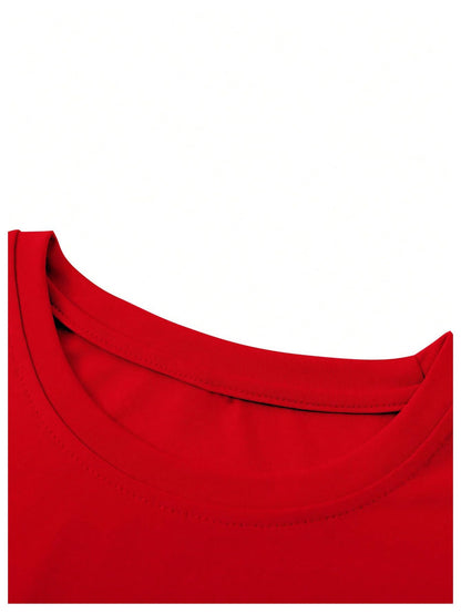 SOLY HUX Men's Letter Print Graphic T Shirt Short Sleeve Round Neck Summer Tee Tops