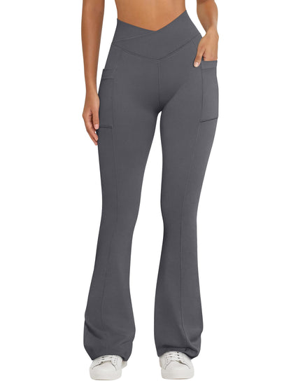 Women Pants Soft Active High Waist leggings with Pockets