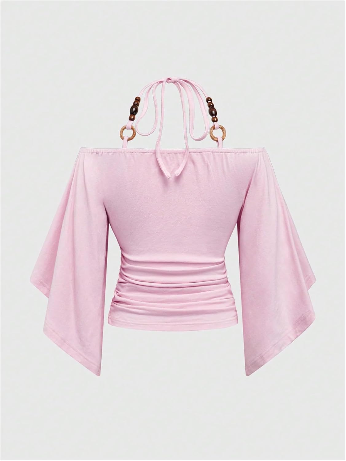 Women's Y2k Halter Tops Hippie Off The Shoulder