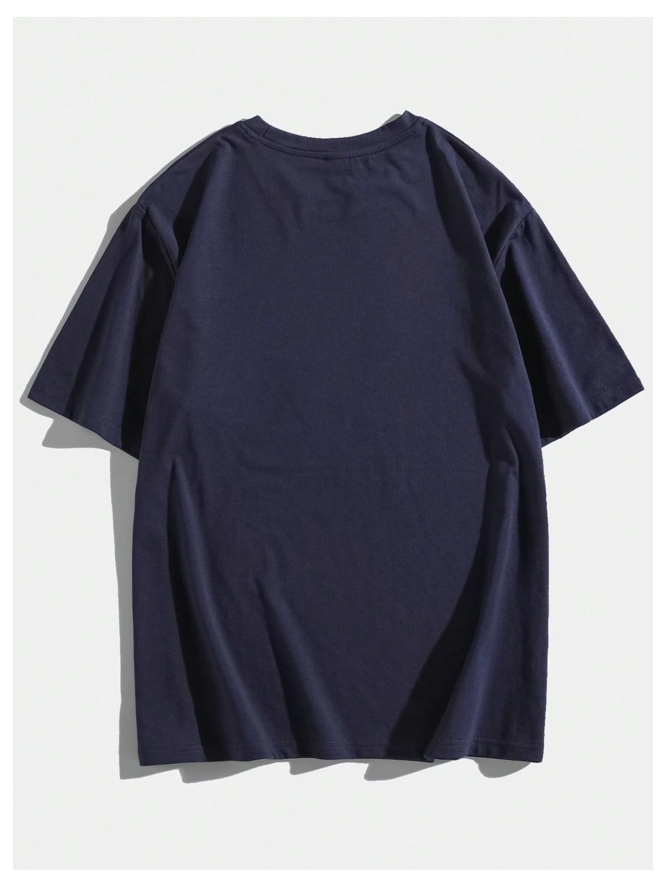 SOLY HUX Men's Letter Print Graphic T Shirt Short Sleeve Round Neck Summer Tee Tops