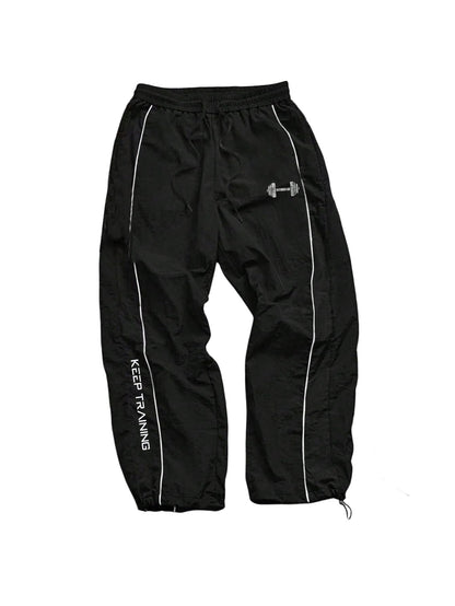 Men's Fitness Loose Fit Gym Running Sweatpants