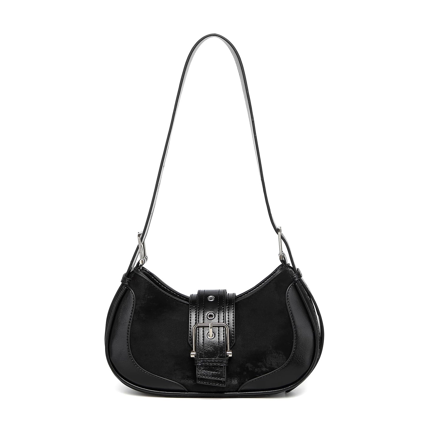 Y2k purse Shoulder Bag for Women Small Crescent Purses and Handbags