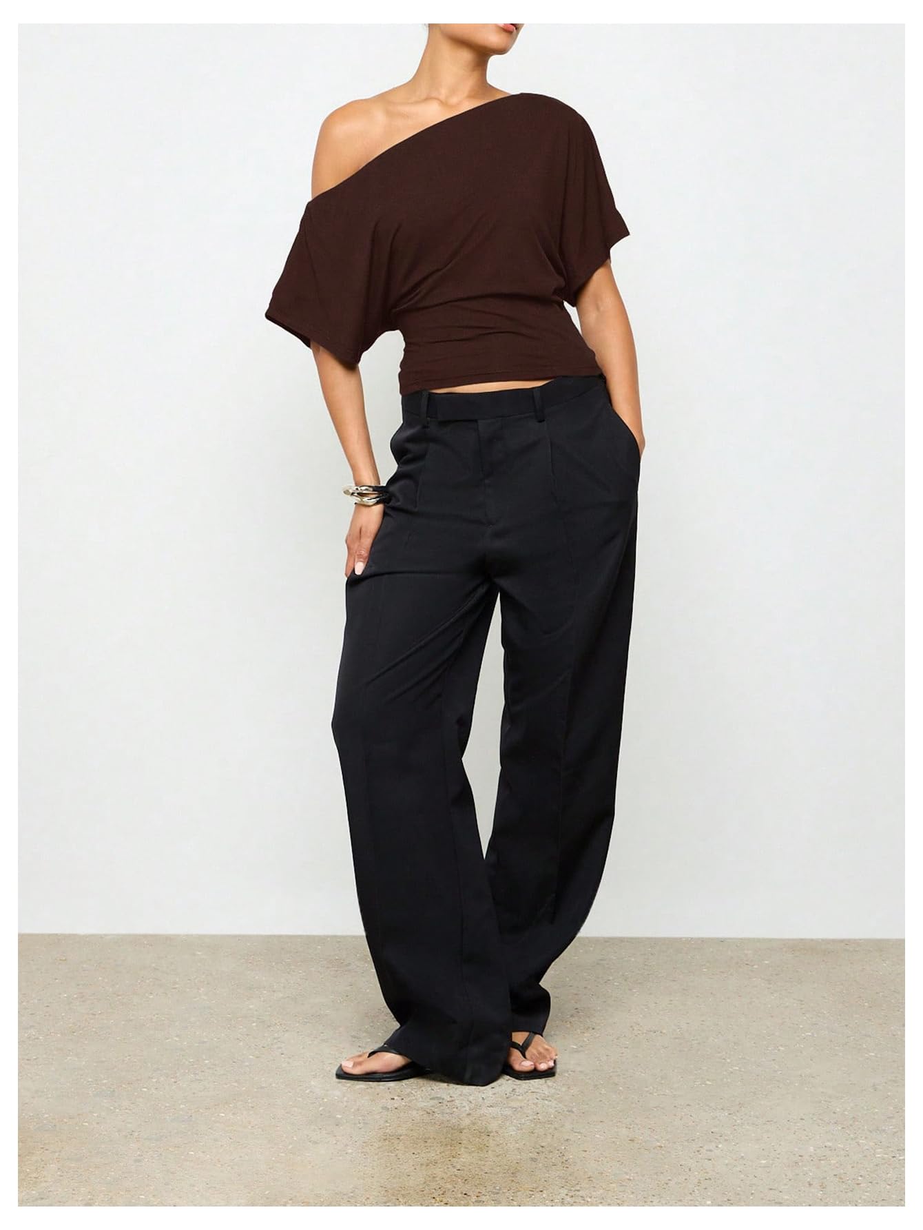 Women's Off The Shoulder Crop Top