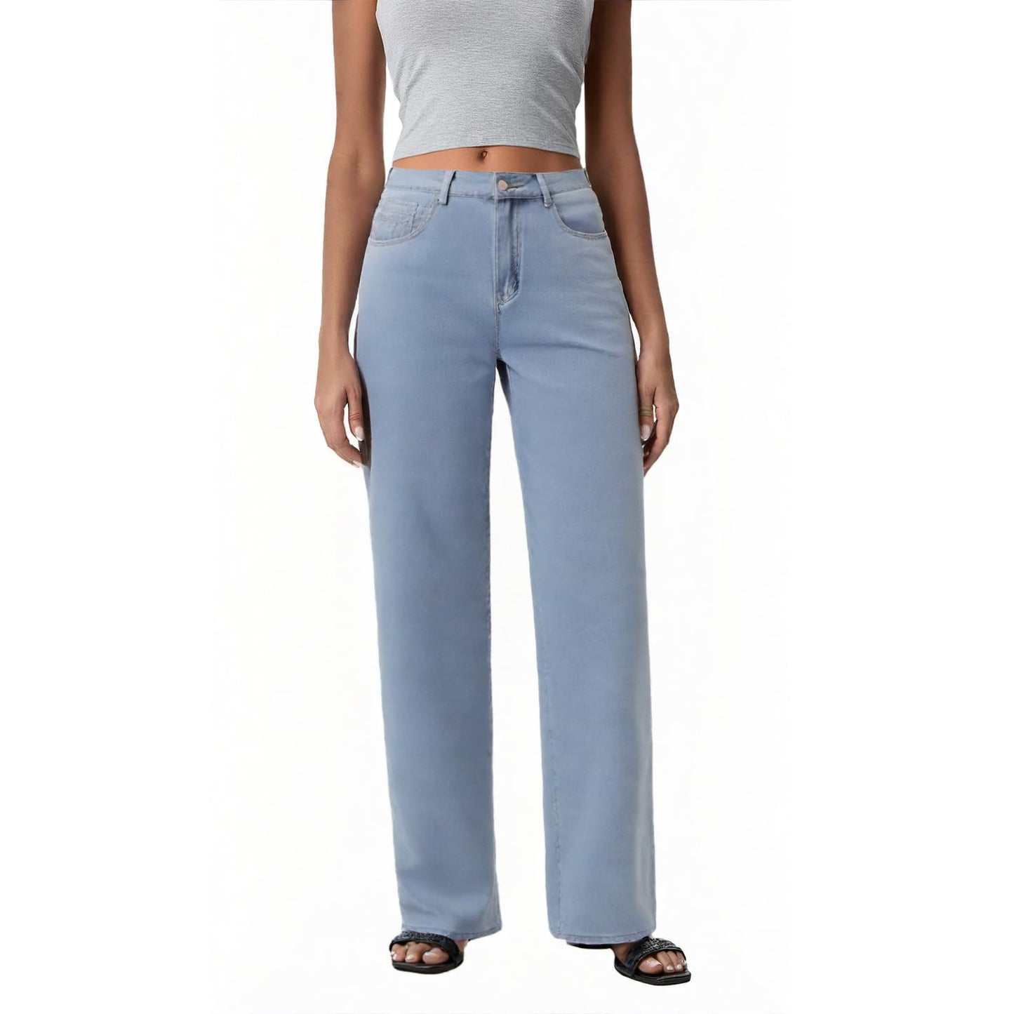 Women's Flare Bell Bottom Jeans Y2K Vintage Low Rise