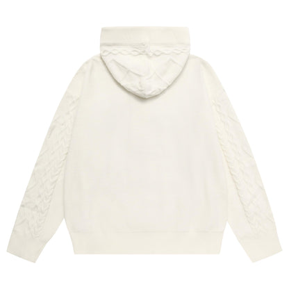 Mens Oversized Sweater Unisex Long Sleeve Cable Knit Sweaters