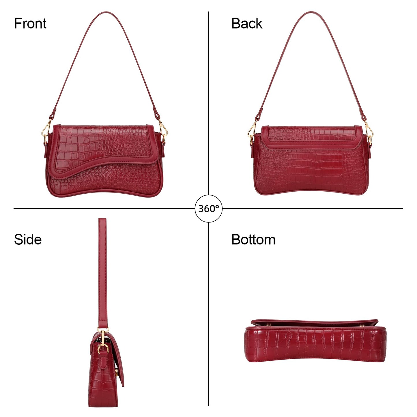 Shoulder Bag for Women Small Clutch Purses