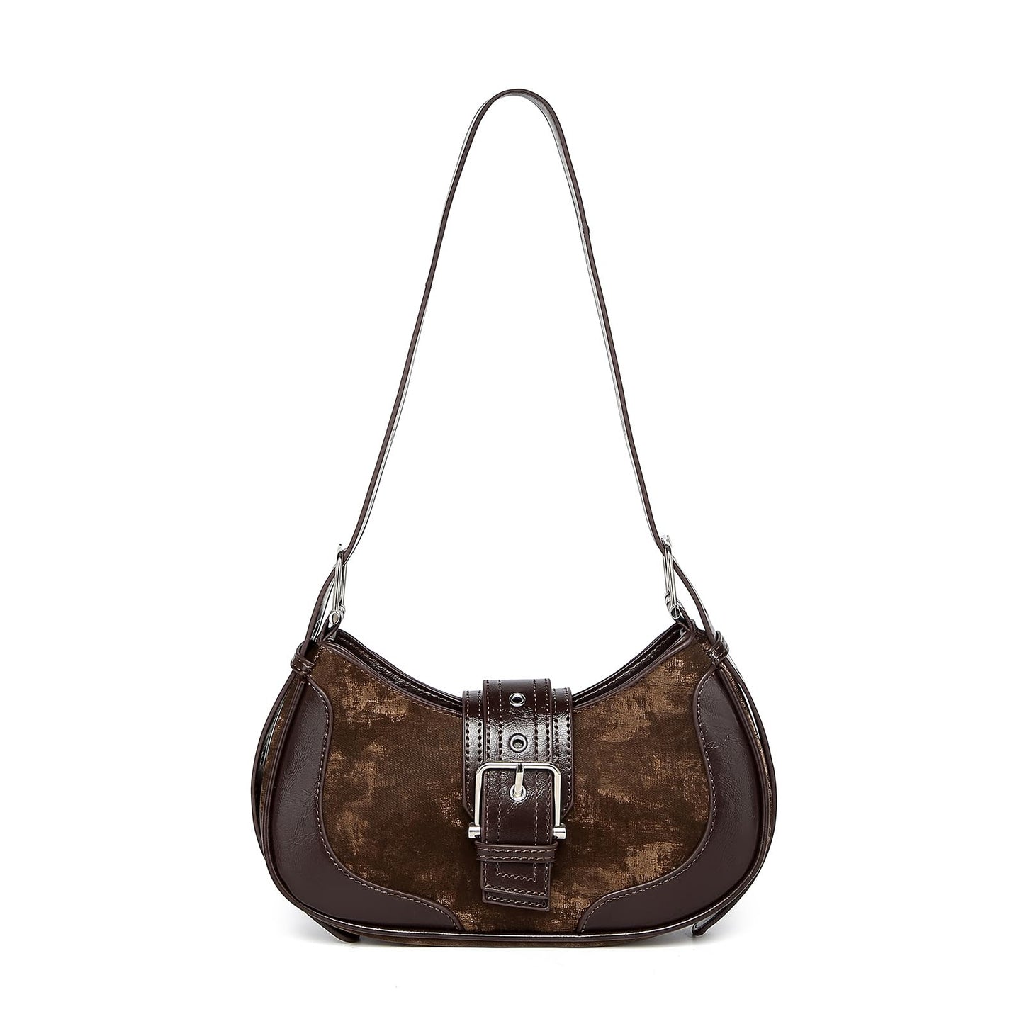 Y2k purse Shoulder Bag for Women Small Crescent Purses and Handbags