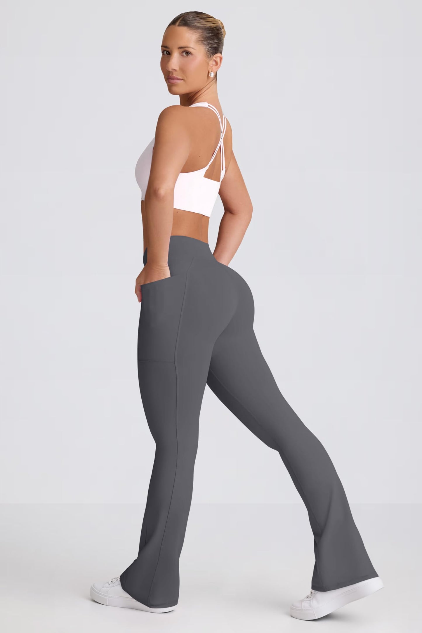 Women Pants Soft Active High Waist leggings with Pockets