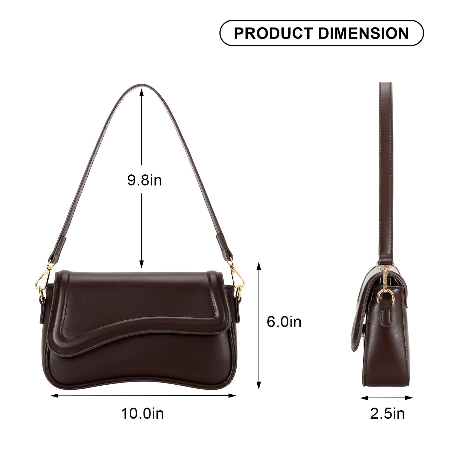 Shoulder Bag for Women Small Clutch Purses