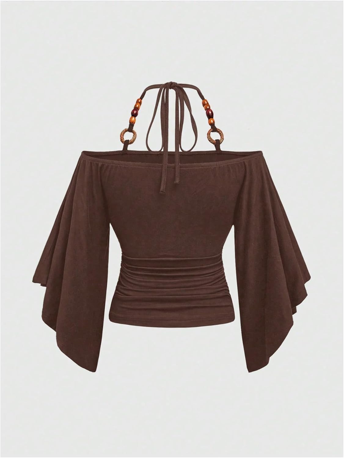 Women's Y2k Halter Tops Hippie Off The Shoulder