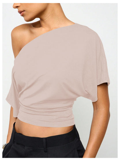 Women's Off The Shoulder Crop Top