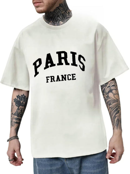 SOLY HUX Men's Letter Print Graphic T Shirt Short Sleeve Round Neck Summer Tee Tops