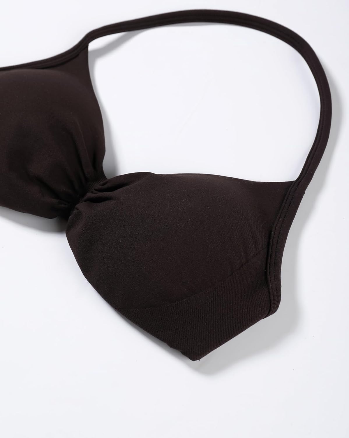 AUROLA Influence Strappy Bra Sports Bras for Women, Backless Padded Impact Strappy Bra Workout Gym Yoga with Removable Cups