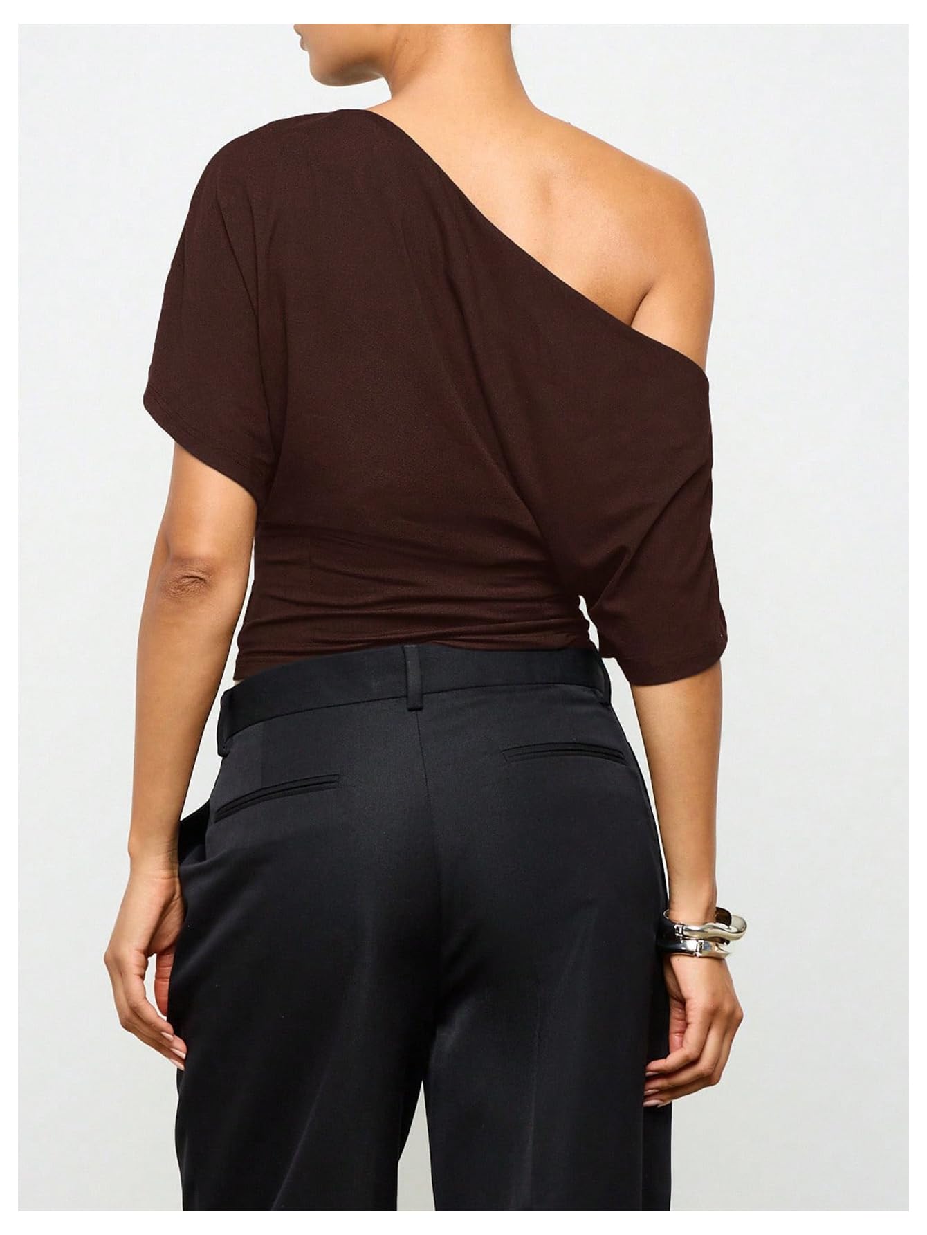 Women's Off The Shoulder Crop Top