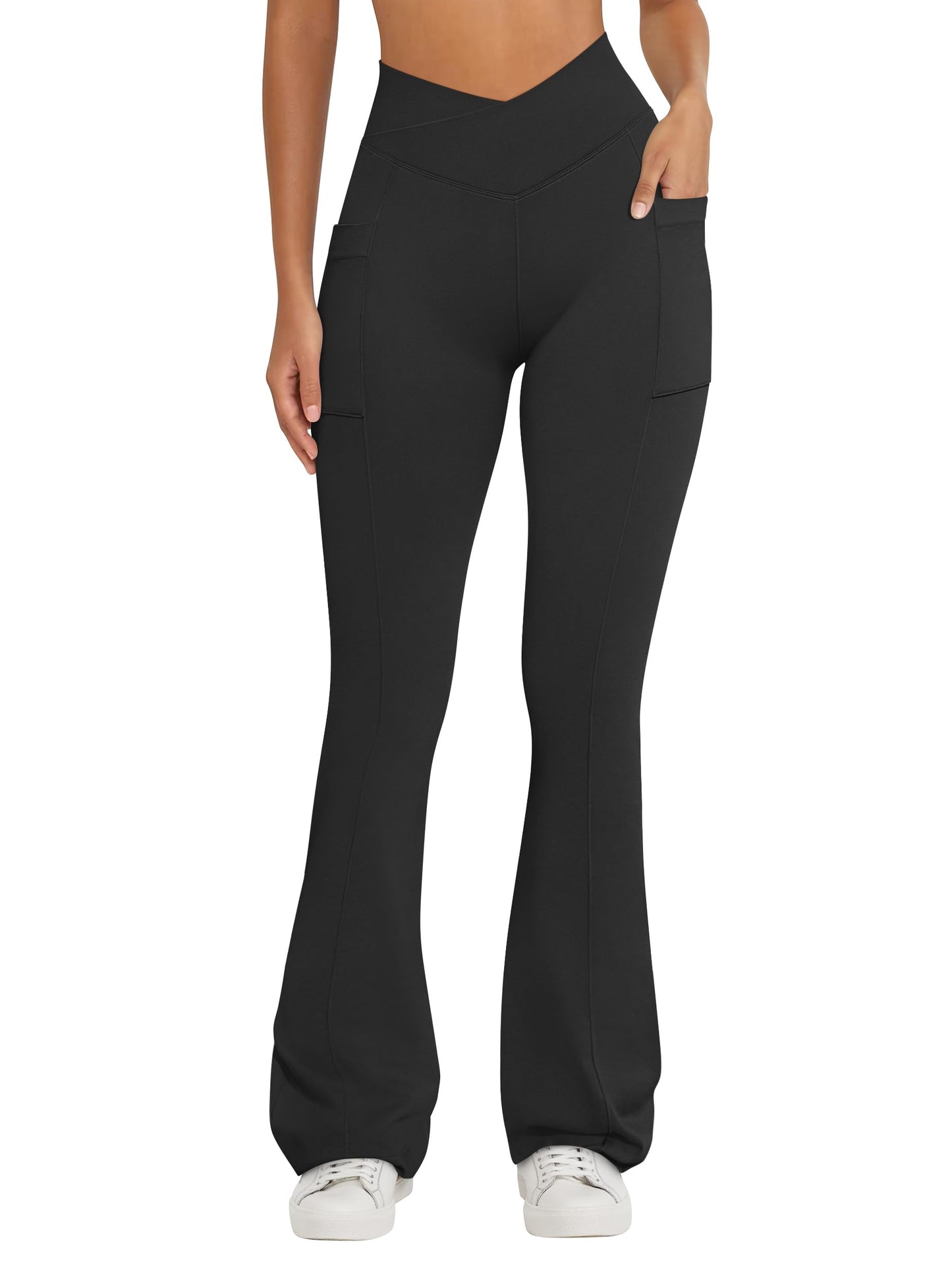 Women Pants Soft Active High Waist leggings with Pockets