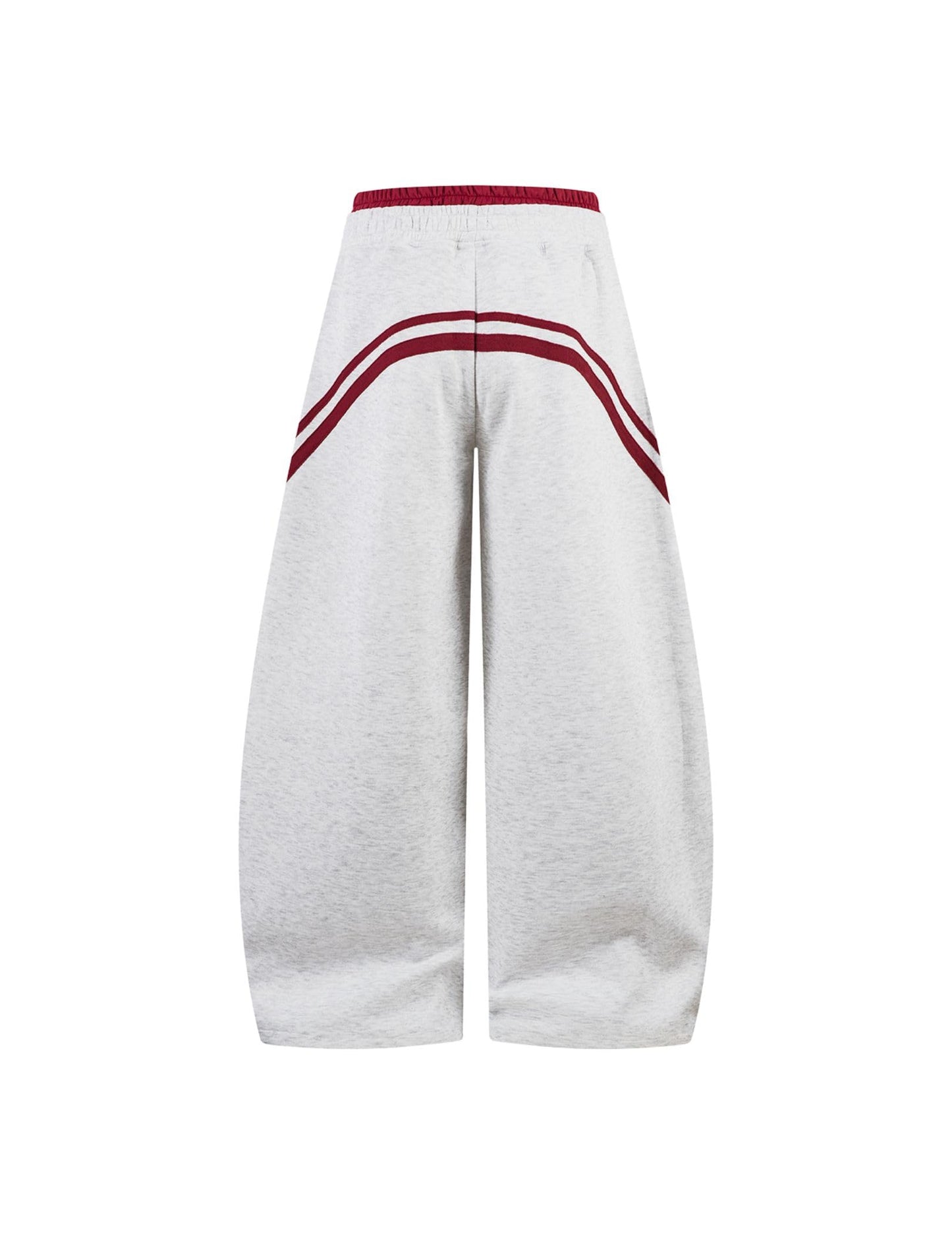 Striped Baggy Barrel Sweatpants