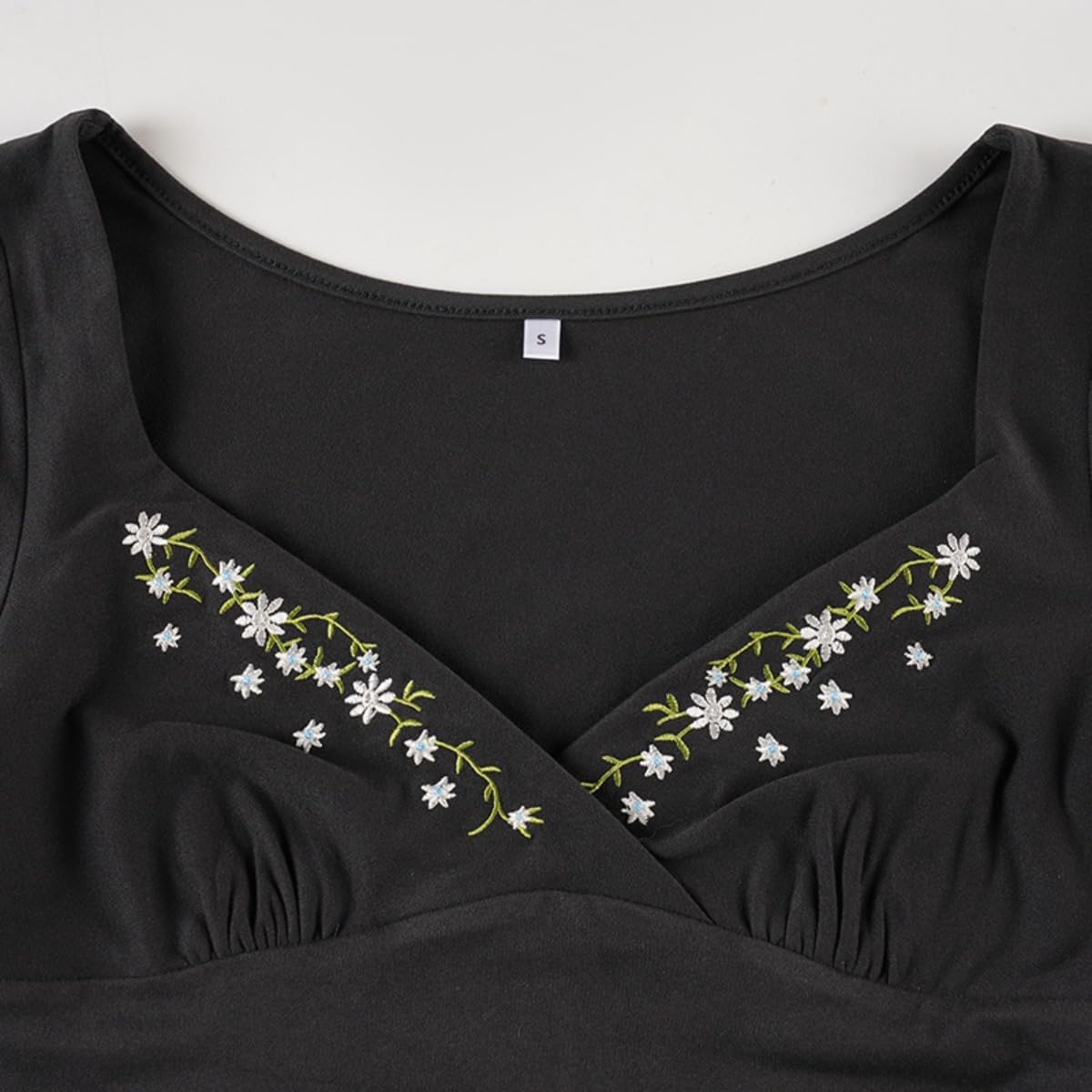 V Neck Floral Tops for Women