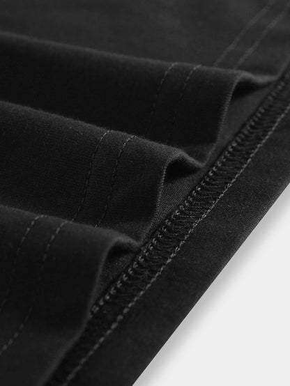 SOLY HUX Men's Letter Print Graphic T Shirt Short Sleeve Round Neck Summer Tee Tops