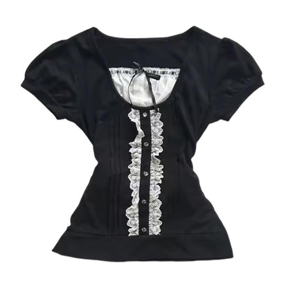 Lace babydoll Top