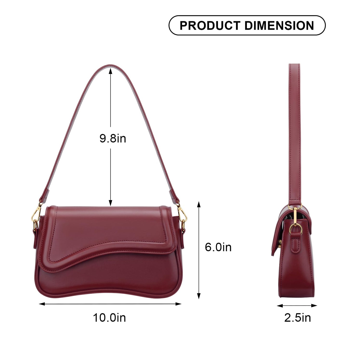 Shoulder Bag for Women Small Clutch Purses