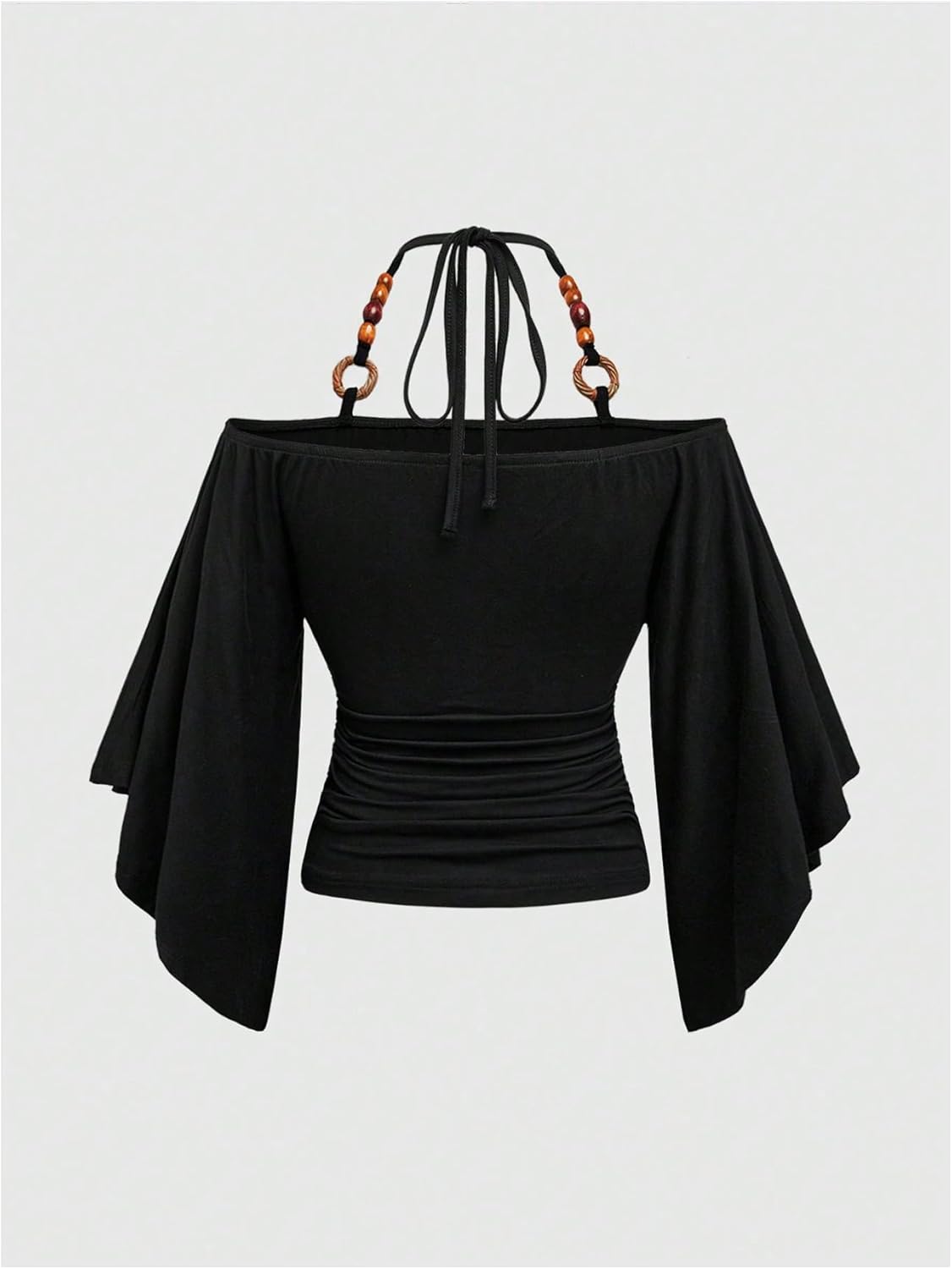 Women's Y2k Halter Tops Hippie Off The Shoulder