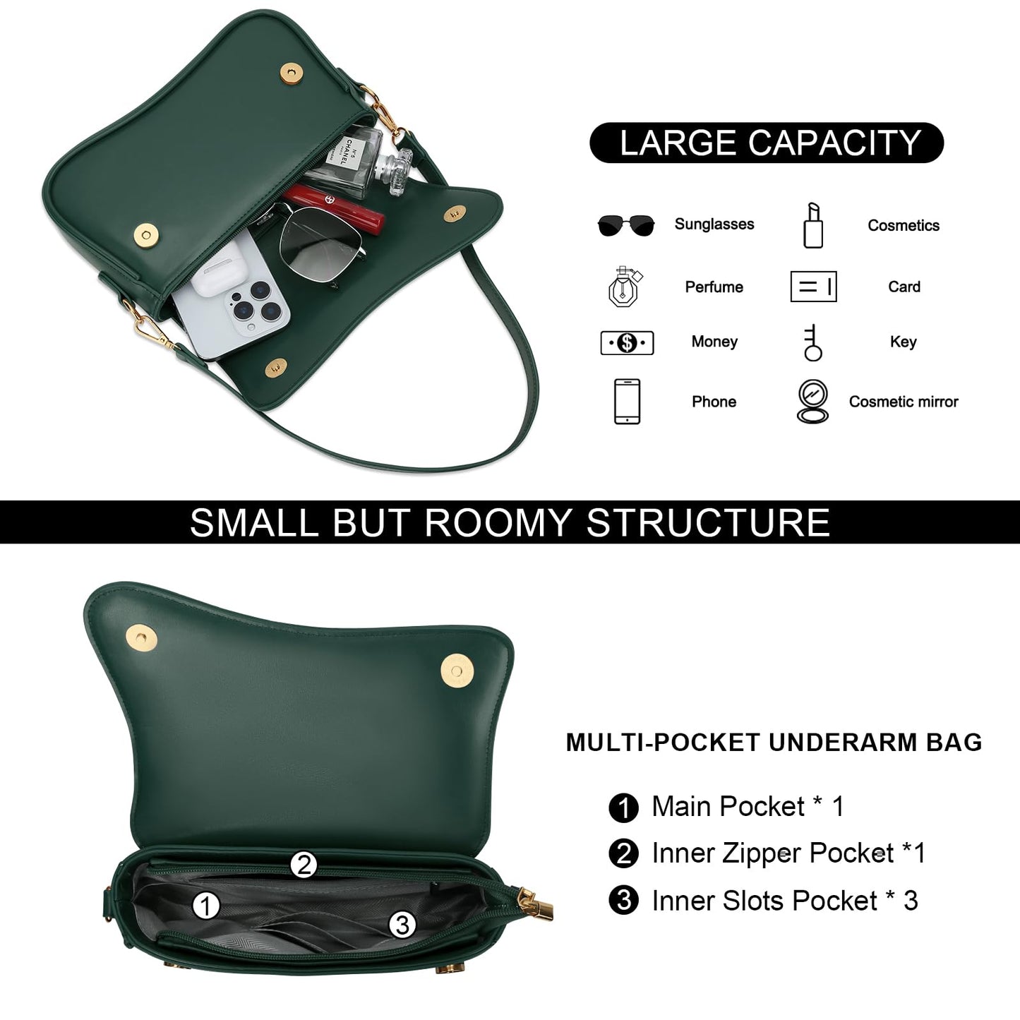 Shoulder Bag for Women Small Clutch Purses