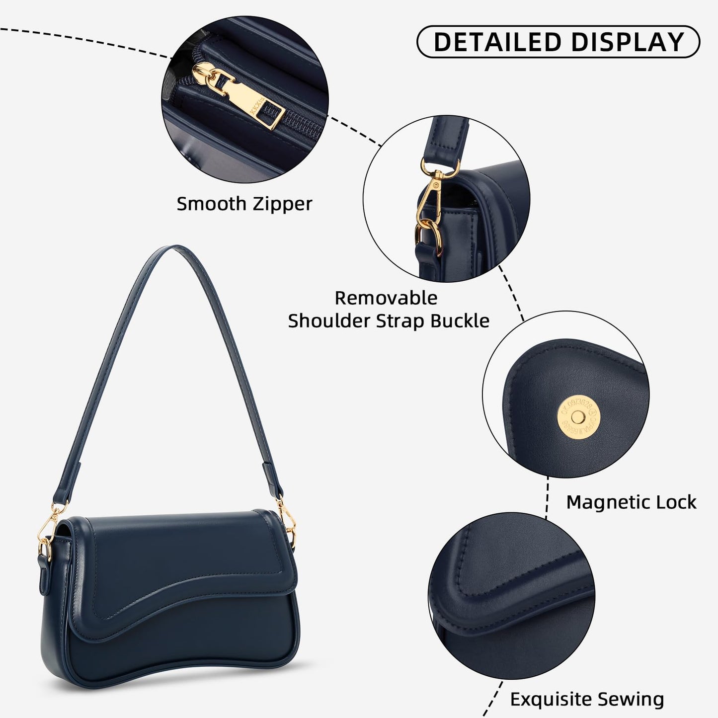Shoulder Bag for Women Small Clutch Purses