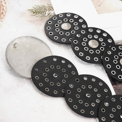 Wide Disc Vintage Chunky Waist Belt