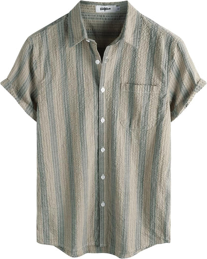 Mens Striped button Down Shirts