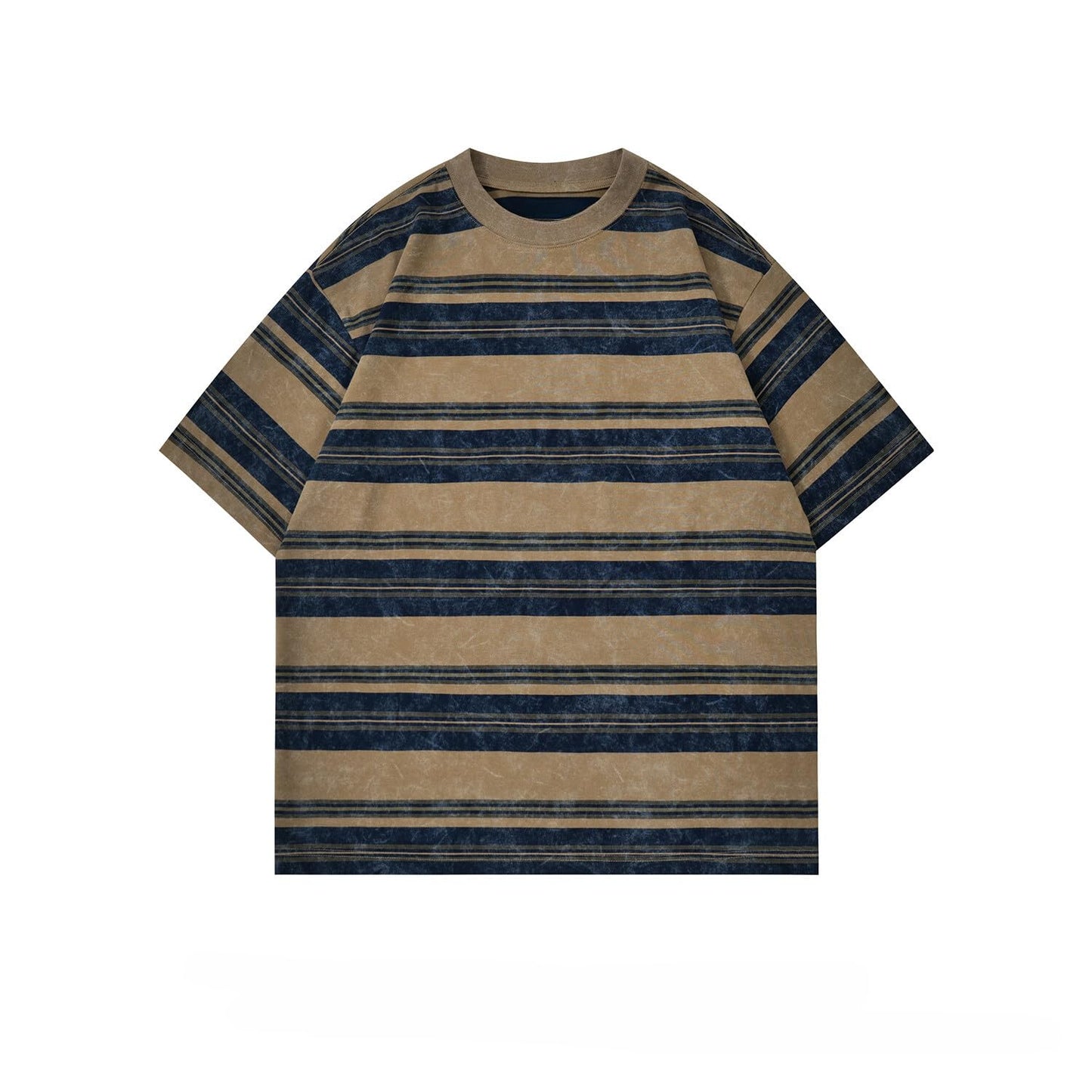 Men's Y2K Striped Baggy T-Shirt