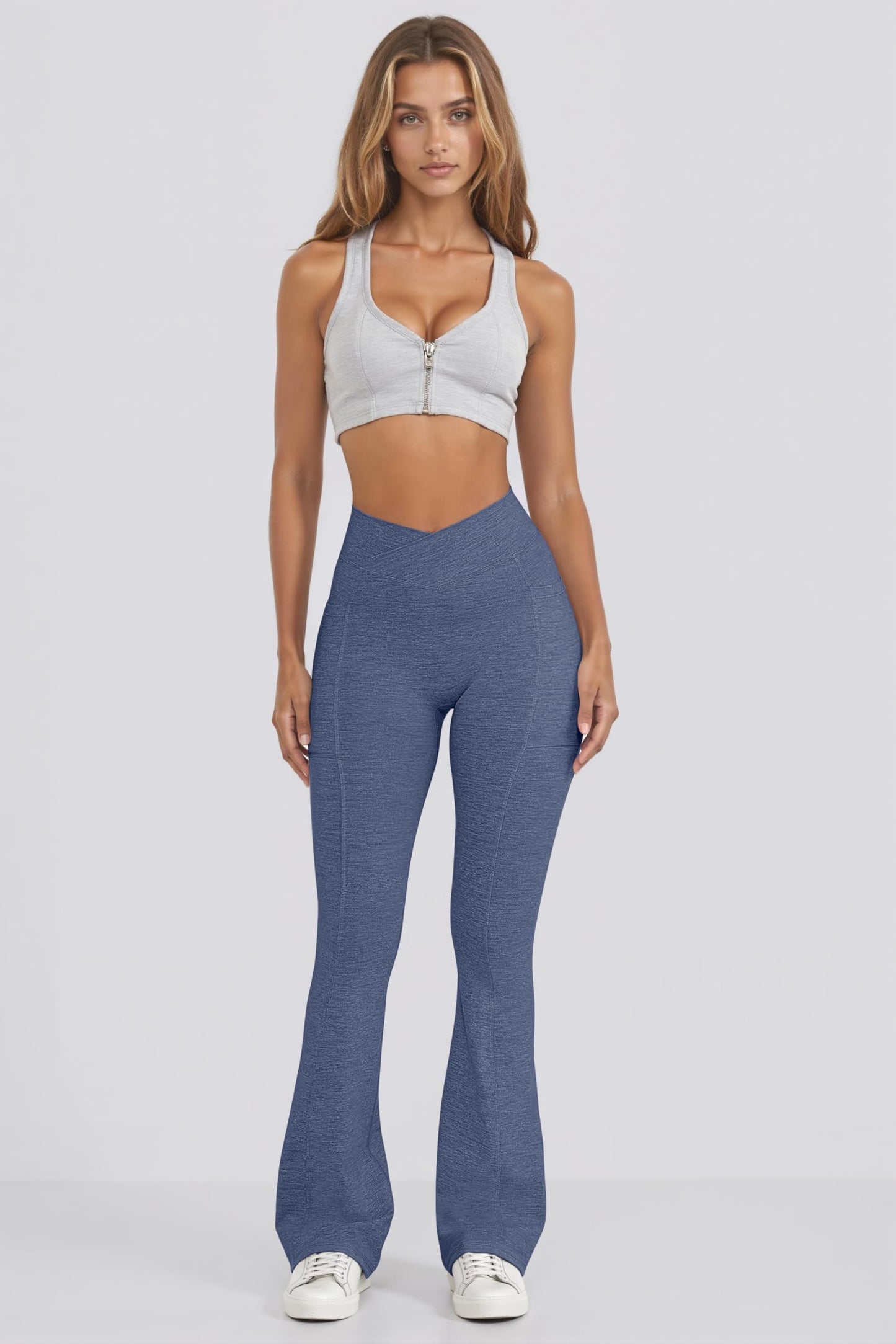 Women Pants Soft Active High Waist leggings with Pockets