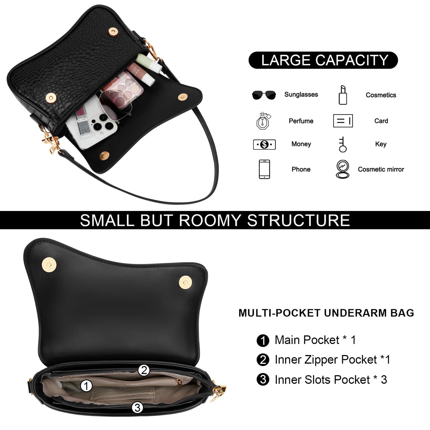 Shoulder Bag for Women Small Clutch Purses