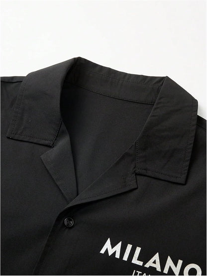 Men's Striped Button Down top