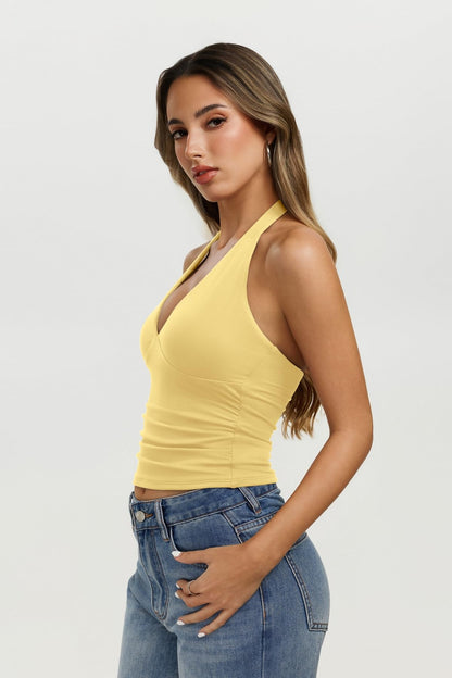 Womens Halter Tank Tops Sexy Backless tops