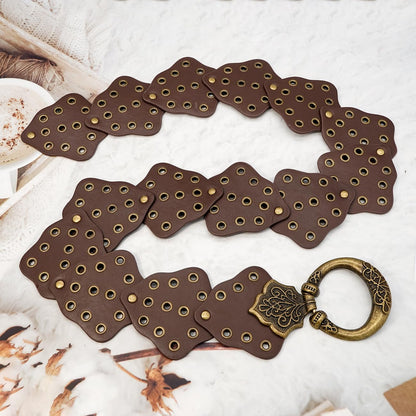 Wide Disc Vintage Chunky Waist Belt