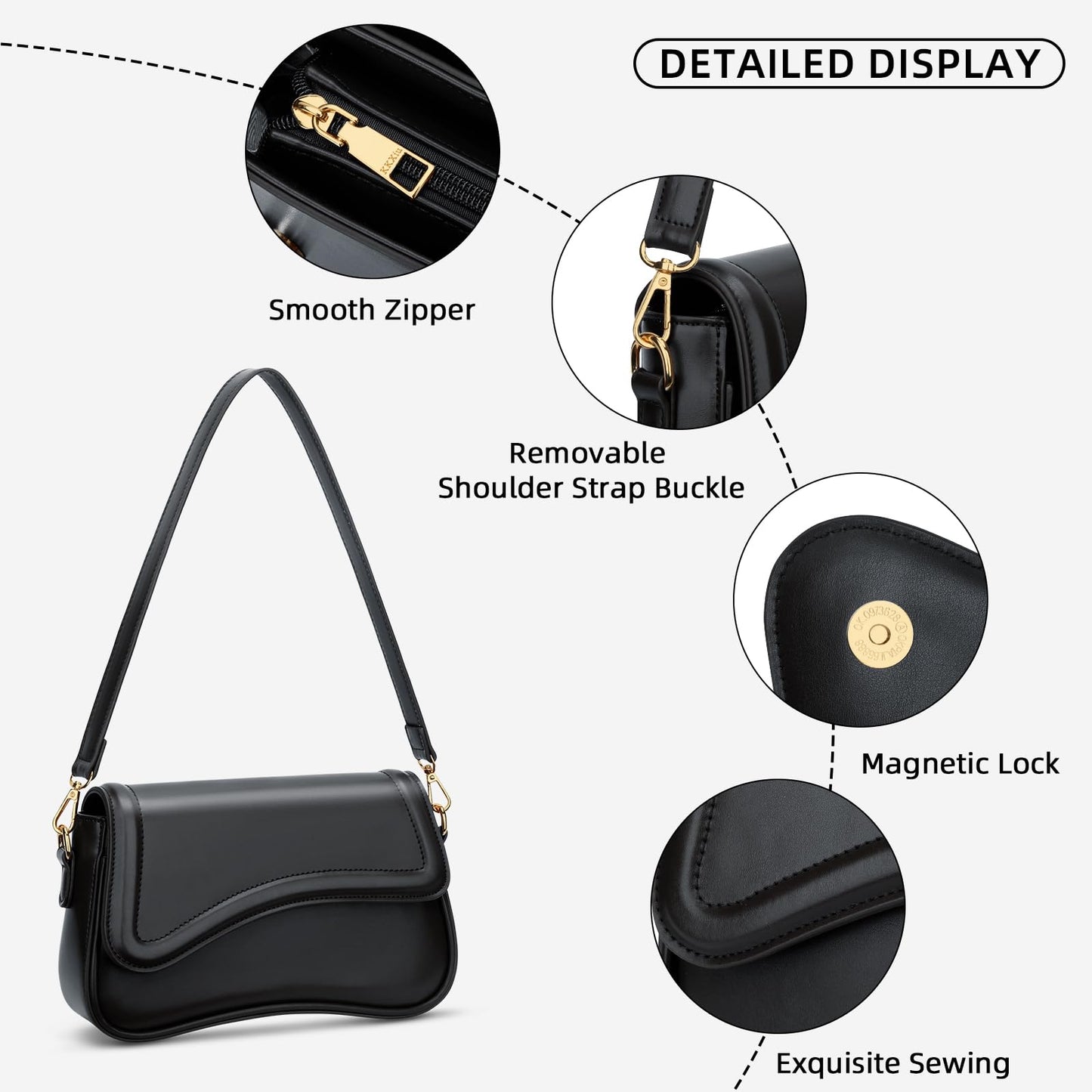 Shoulder Bag for Women Small Clutch Purses