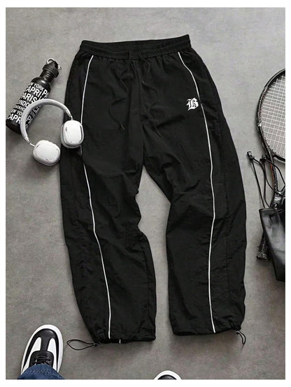 Men's Fitness Loose Fit Gym Running Sweatpants
